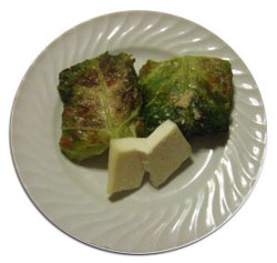 Stuffed Savoy Cabbage